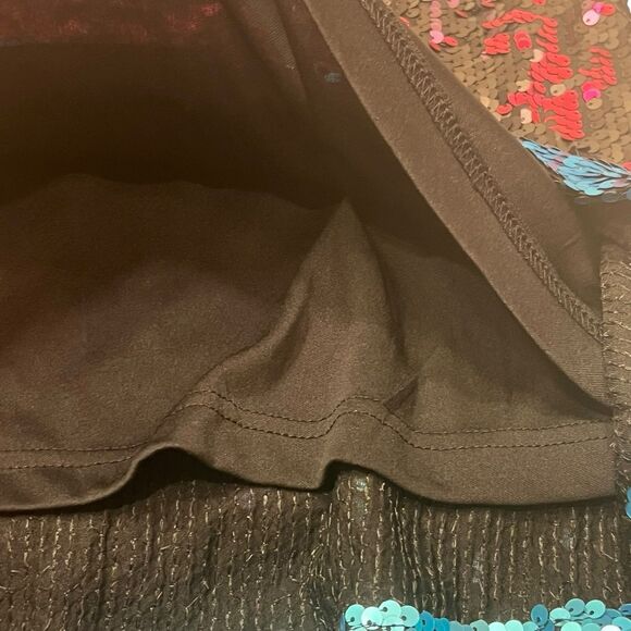 Disney D-Signed Sequin Ombre Shift Dress Small Rainbow Party Sparkle Y2K Rare - Picture 6 of 11